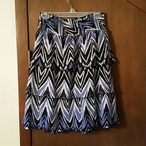 Ruffled Tiered Prairie Skirt 2X